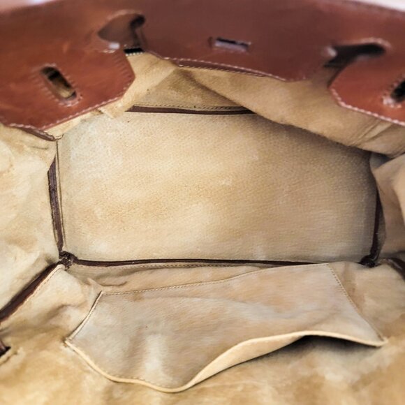 Teddy Blake by Buti Caty 12" Bag in Mahogany Brown - Picture 11 of 11